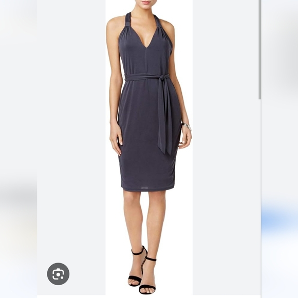 NWT WOMENS GUESS JOAN HALTER DRESS SIZE XS (NO BELT) - Picture 1 of 8